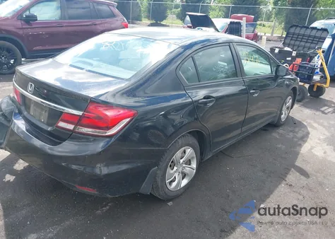 2013 Honda Civic Lx from USA, damaged, VIN 2HGFB2F54DH596770